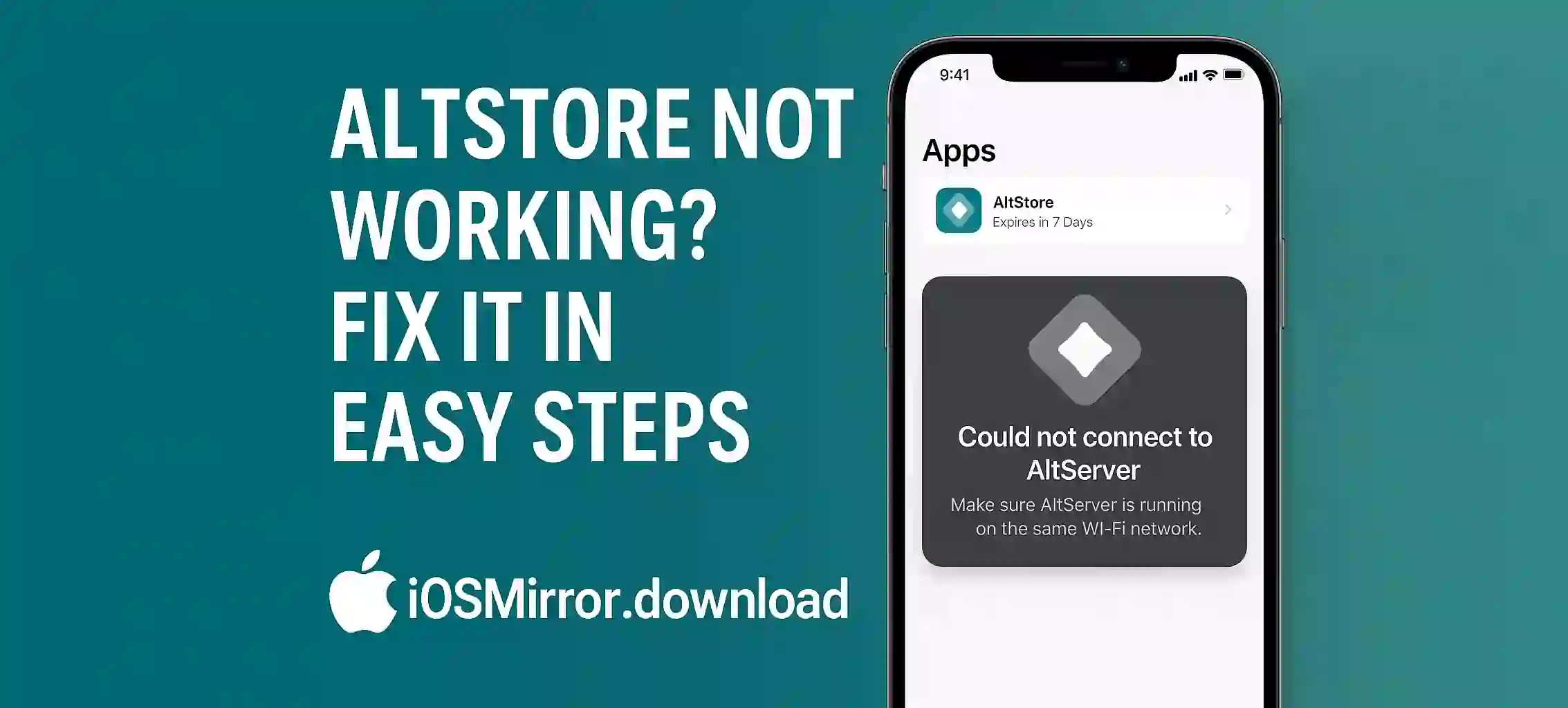AltStore Not Working? Fix It in Easy Steps